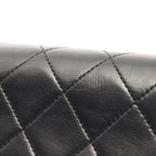 Chanel Shoulder Bag Mini Quilted 20 Black Lambskin Chain — view 8