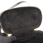 Dior Handbag Travel Small Vanity Cannage 2-Way Black Lambskin — view 9