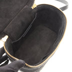 Dior Handbag Travel Small Vanity Cannage 2-Way Black Lambskin — view 3