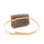 Louis Vuitton Waist Bag Pochette with Florentine Bouton Pression Canvas Leather — view 2