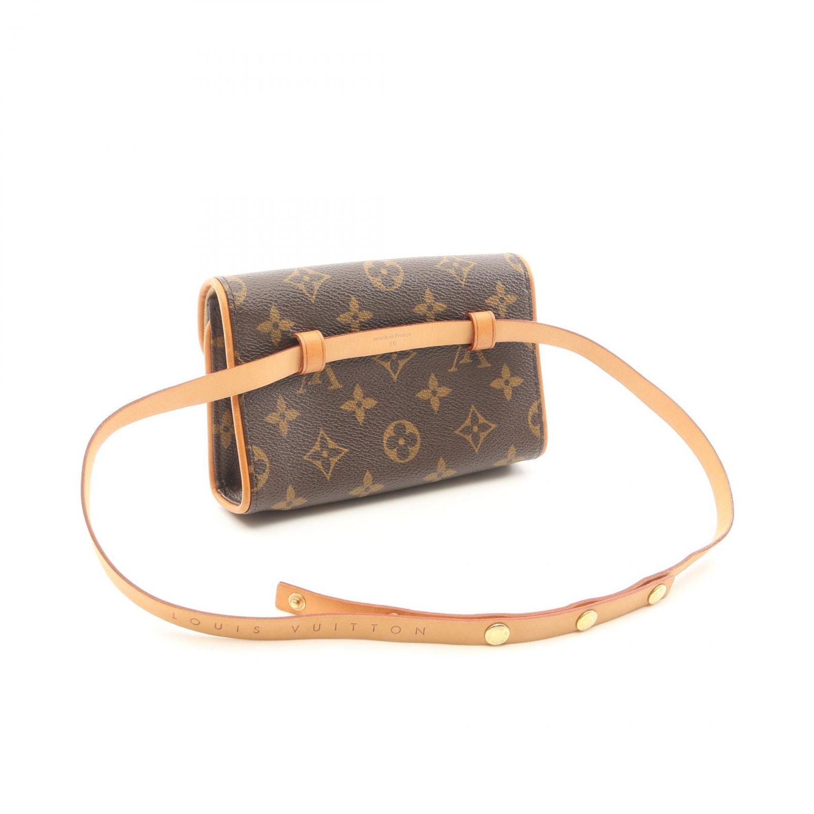 Louis Vuitton Waist Bag Pochette with Florentine Bouton Pression Canvas Leather — view 2