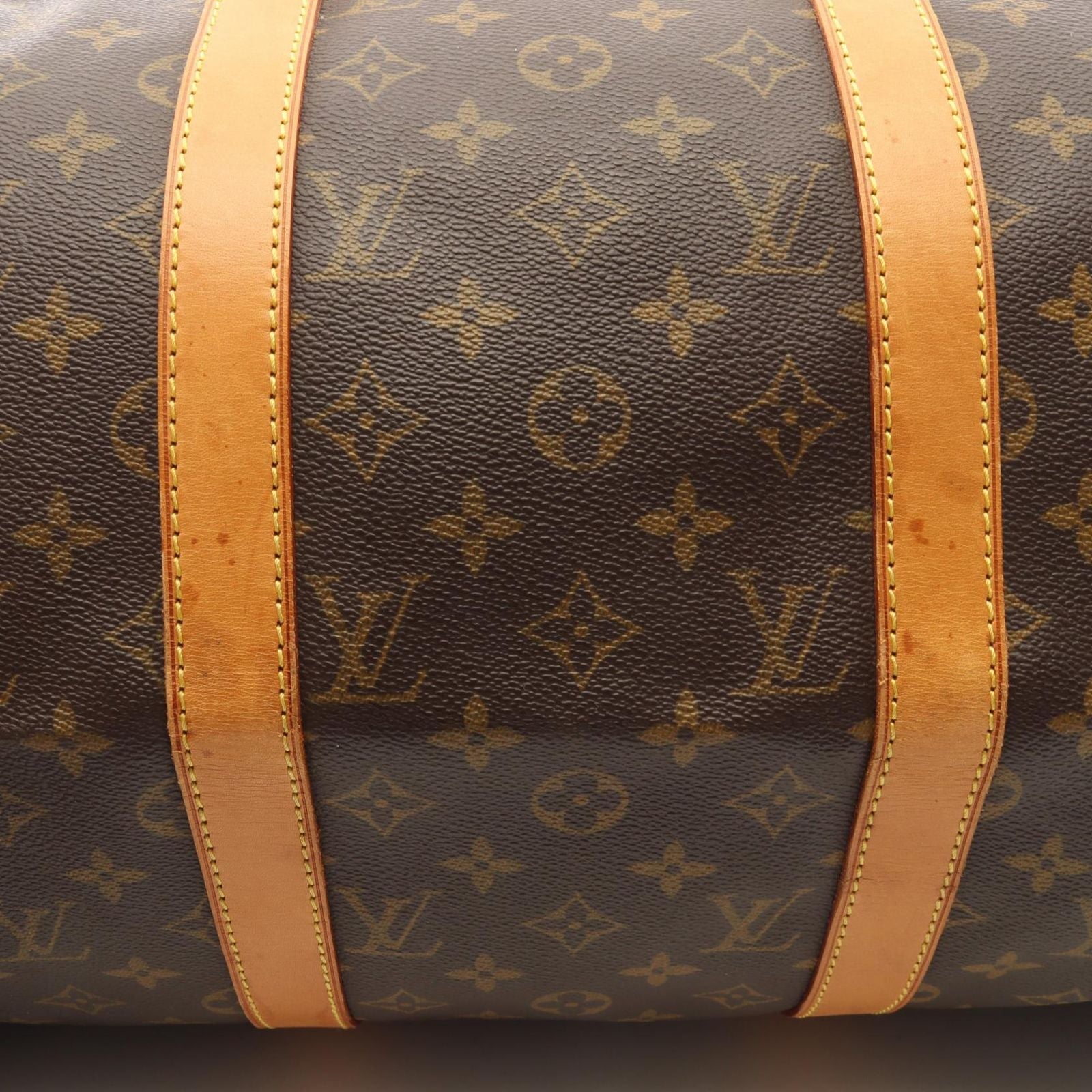Louis Vuitton Boston Bag Keepall 50 Canvas Leather — view 7