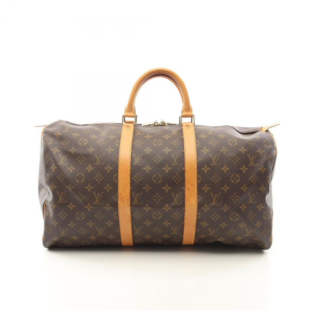 Louis Vuitton Boston Bag Keepall 50 Canvas Leather