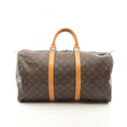 Louis Vuitton Boston Bag Keepall 50 Canvas Leather