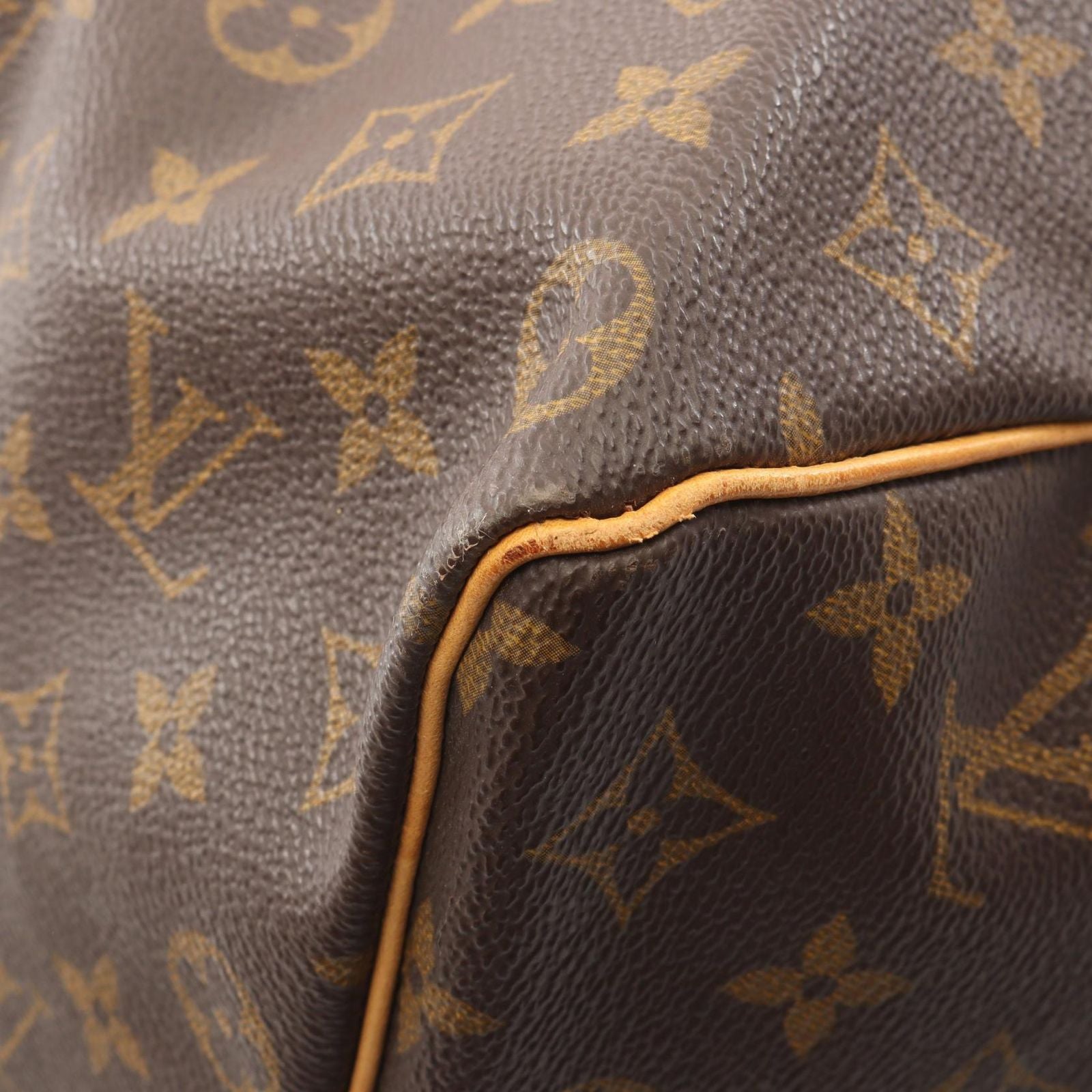 Louis Vuitton Boston Bag Keepall 50 Monogram Canvas Leather — view 6