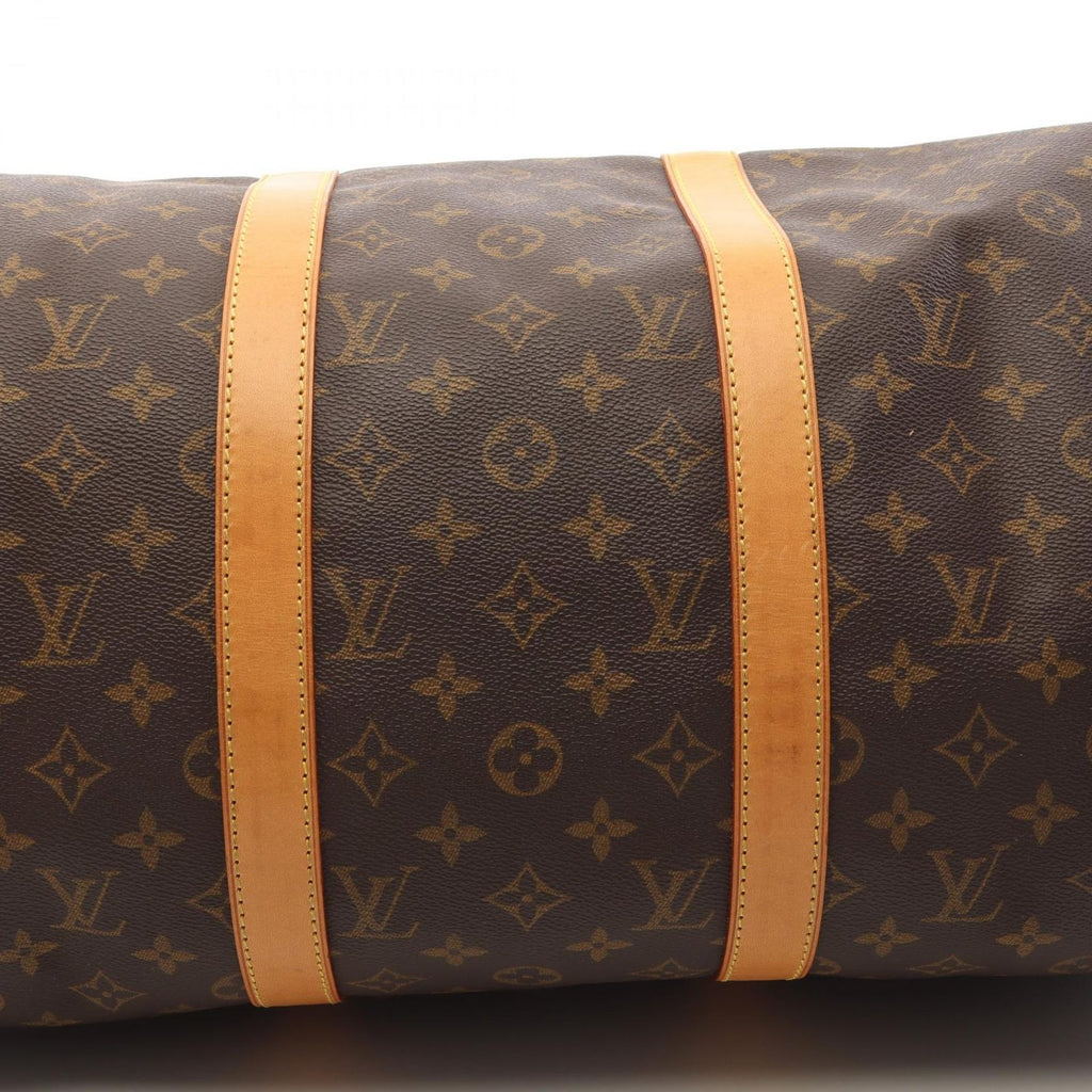 Louis Vuitton Boston Bag Keepall 50 Monogram Canvas Leather — view 8
