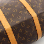 Louis Vuitton Boston Bag Keepall 50 Monogram Canvas Leather — view 9