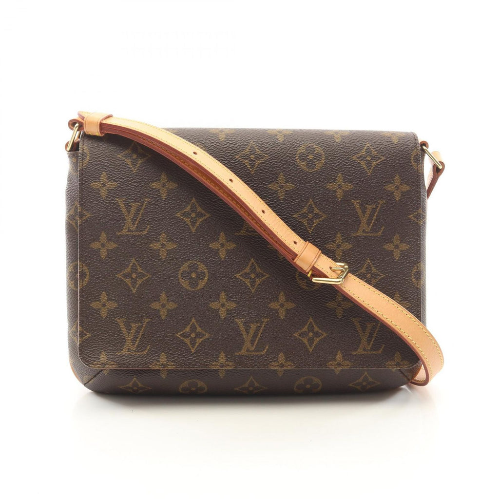 Louis Vuitton Shoulder Bag Musette Tango Short Strap Monogram Canvas Leather
