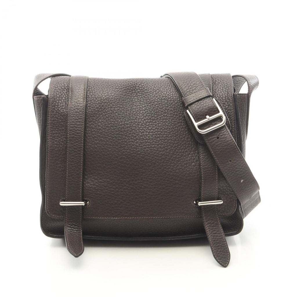 Hermes Shoulder Bag Steve Caporal 27 Brown