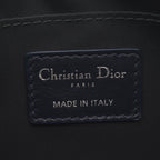 Dior Shoulder Bag Kids Multi Function Small Oblique Jacquard Navy Canvas Leather — view 4