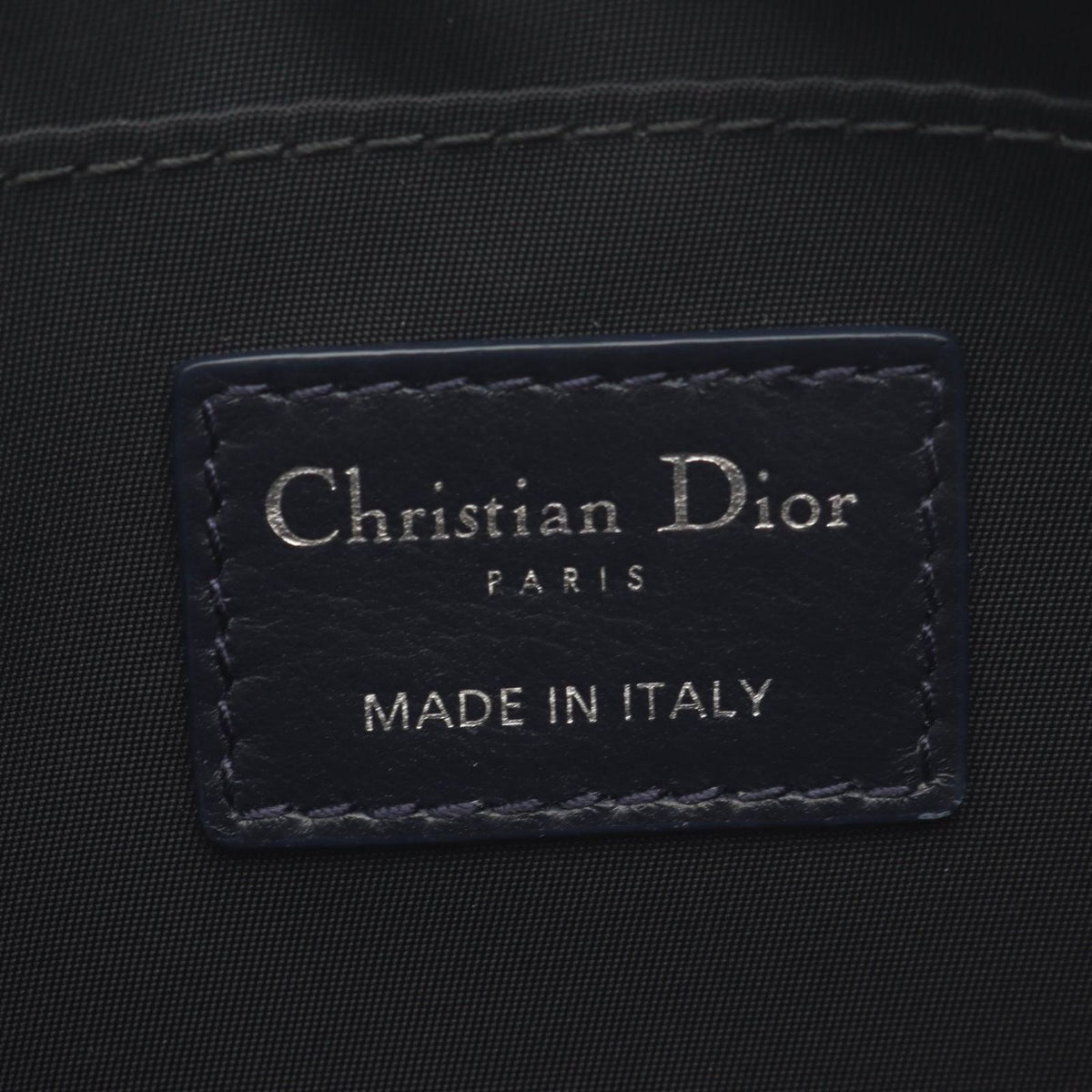 Dior Shoulder Bag Kids Multi Function Small Oblique Jacquard Navy Canvas Leather — view 4
