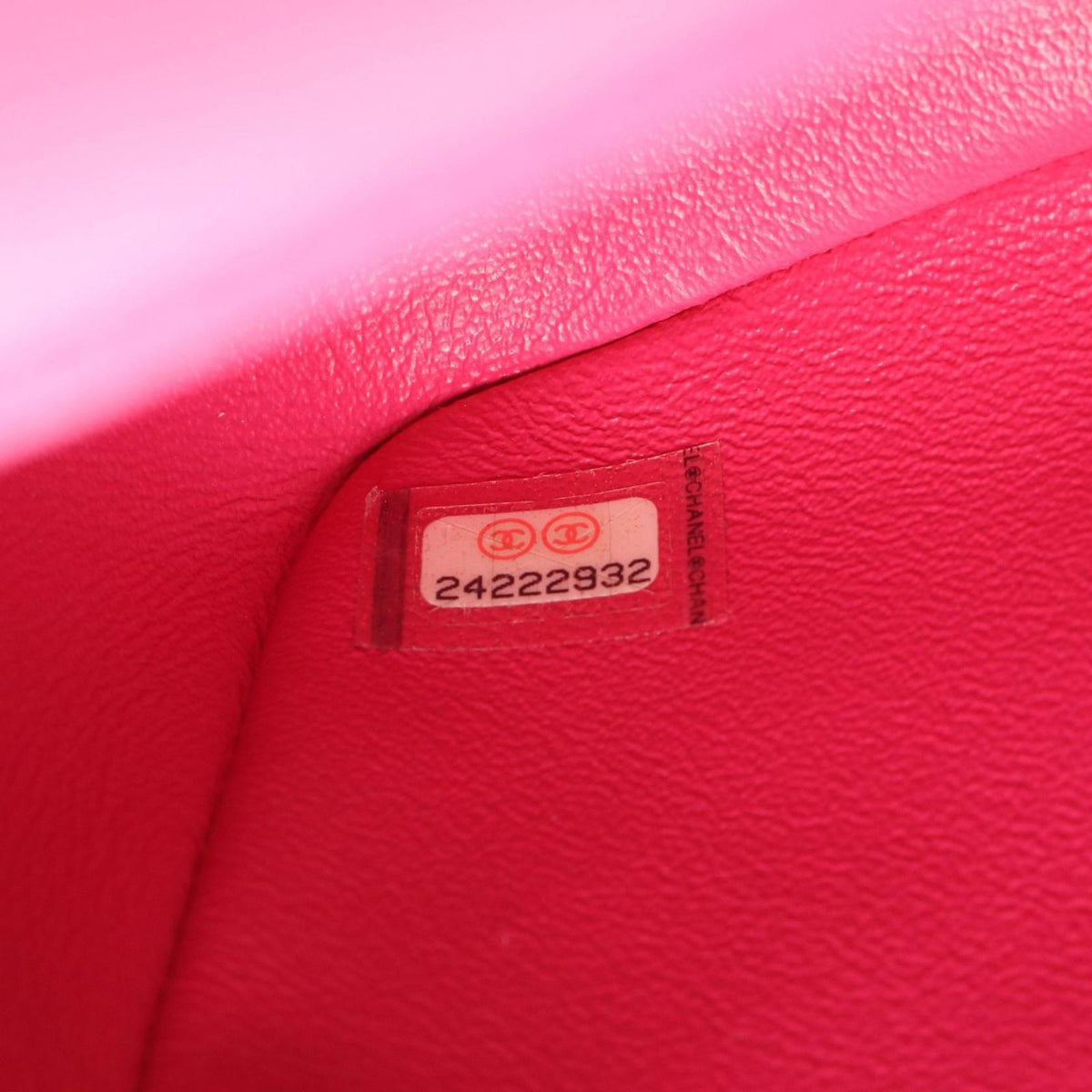 Chanel Shoulder Bag Chain Pink Leather — view 5