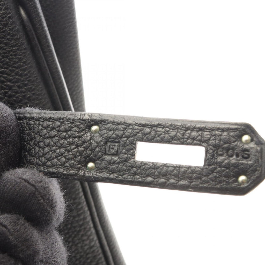 Hermes Handbag Birkin 35 Black Leather — view 5