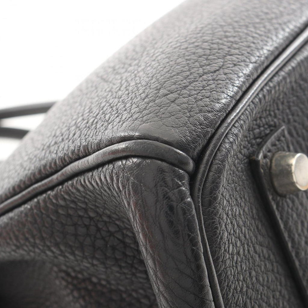 Hermes Handbag Birkin 35 Black Leather — view 7