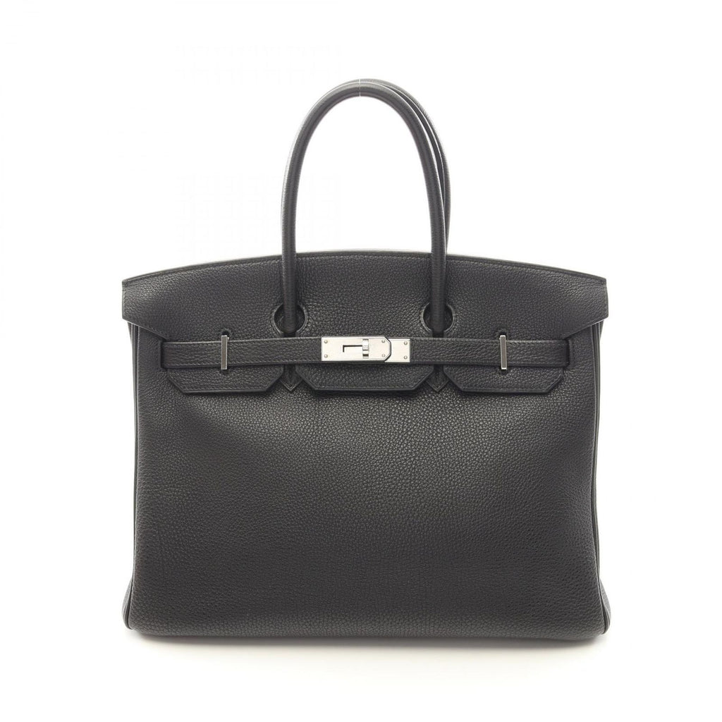 Hermes Handbag Birkin 35 Black Leather