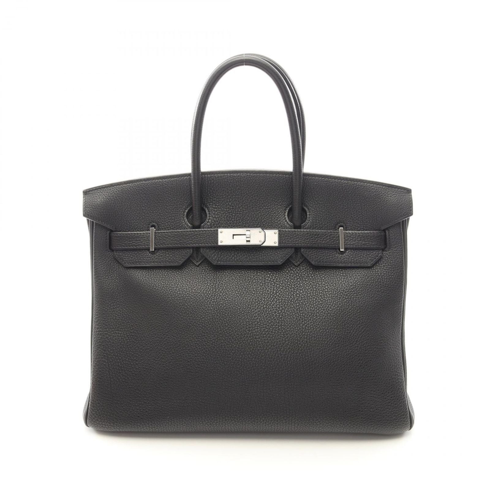 Hermes Handbag Birkin 35 Black Leather