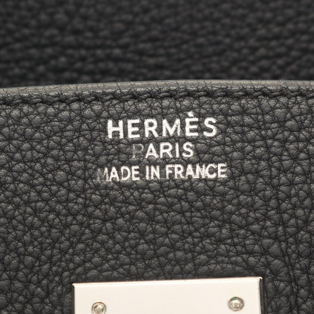 Hermes Handbag Birkin 35 Black Leather — view 4