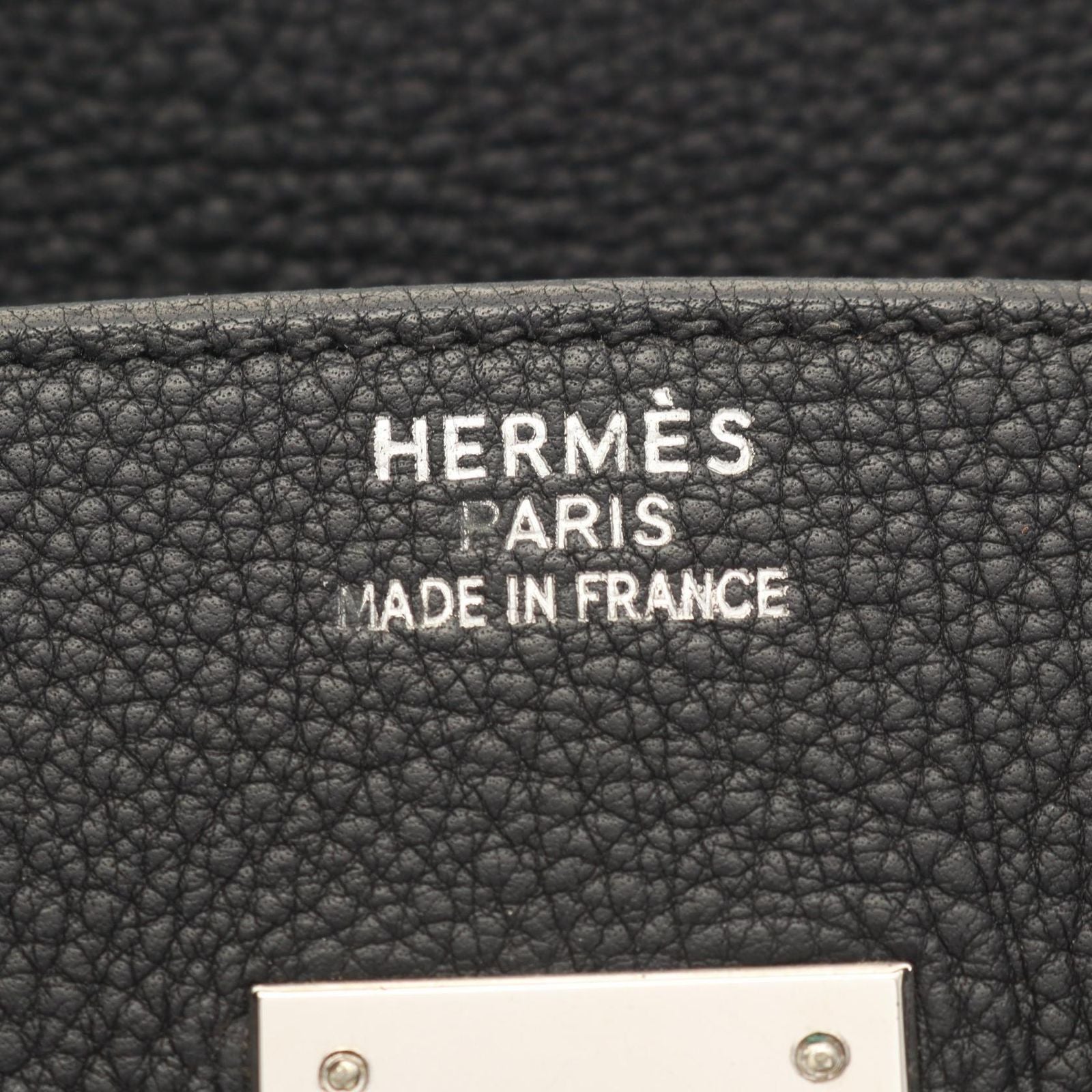 Hermes Handbag Birkin 35 Black Leather — view 4