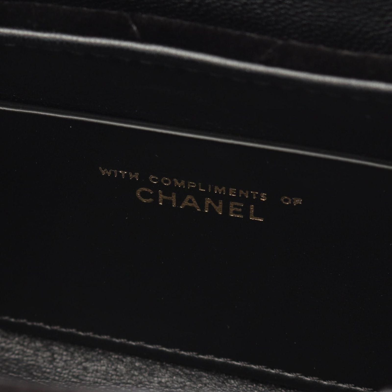 Chanel Shoulder Bag Quilted Mini 2-Way Black Fabric Leather Chain — view 4