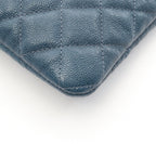 Chanel Clutch Boy Navy Caviar Leather — view 6