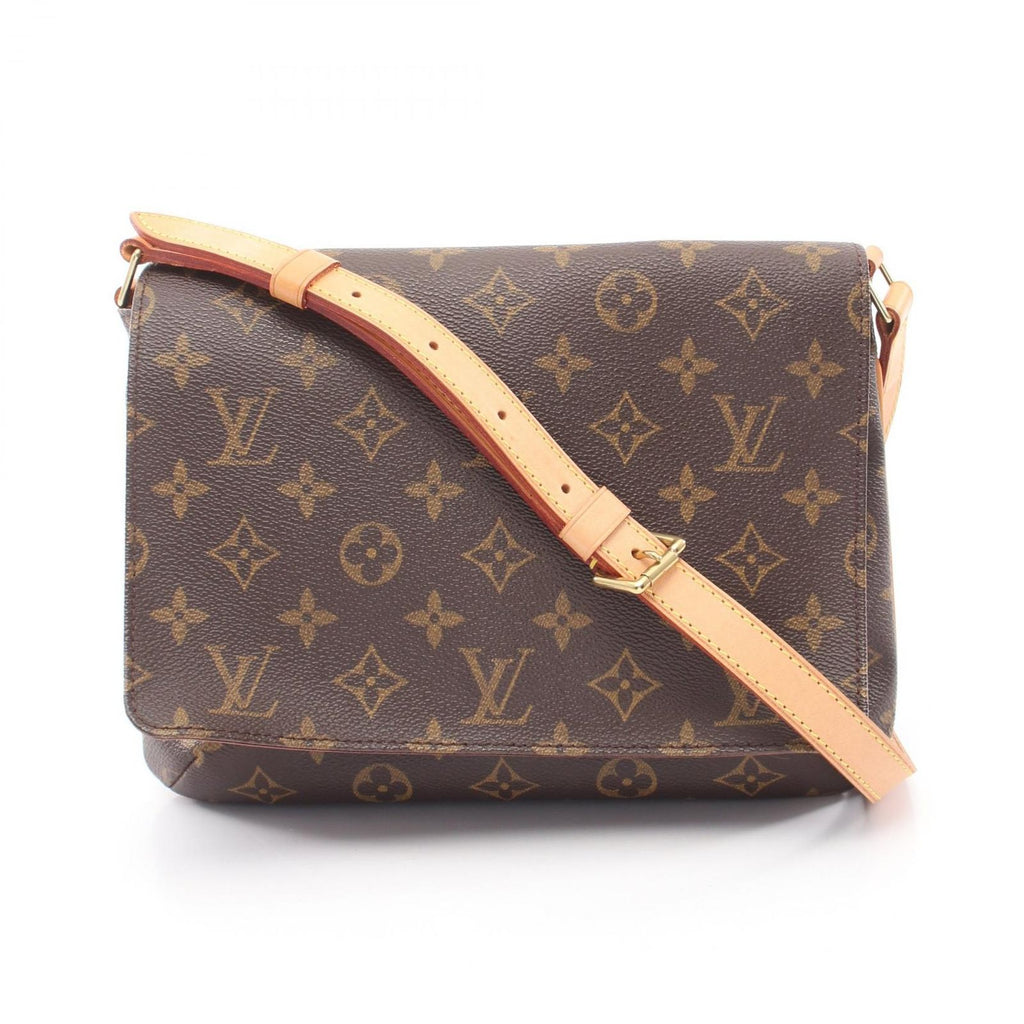 Louis Vuitton Shoulder Bag Musette Tango Short Strap Canvas Leather
