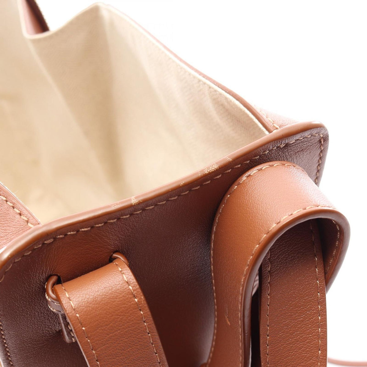 Loewe Handbag Hammock Small 2-Way Brown Natural Leather — view 6