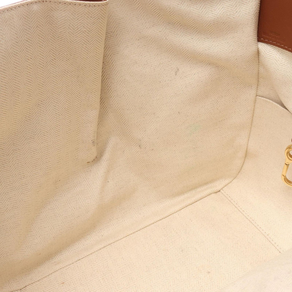 Loewe Handbag Hammock Small 2-Way Brown Natural Leather — view 5