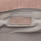 Chanel Tote CC Logo Pink Canvas Leather CC — view 4
