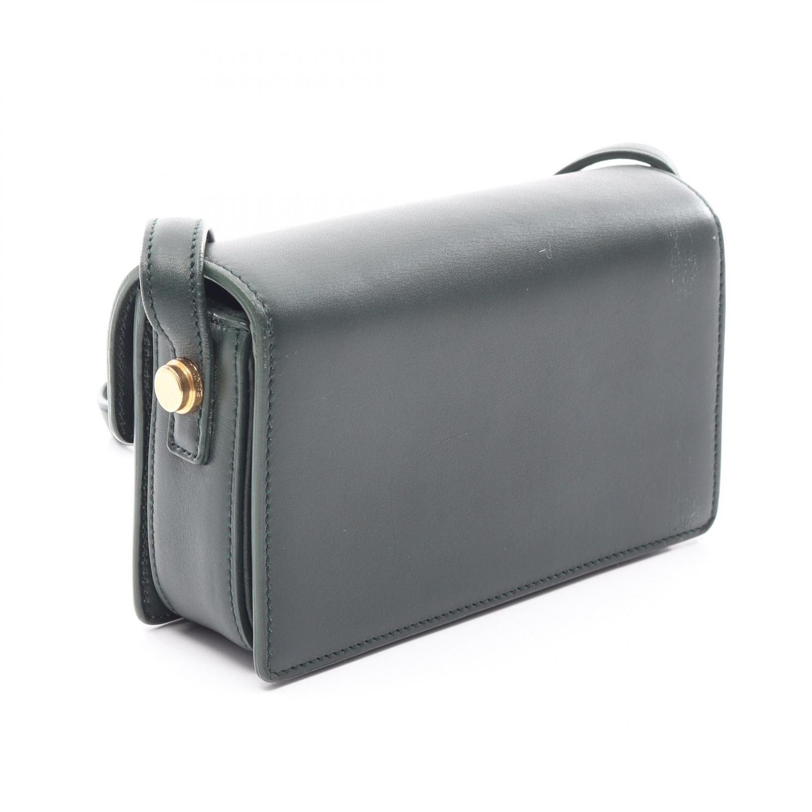 Saint Laurent Paris Shoulder Bag Classic Loulou Green Leather — view 2