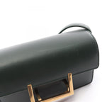 Saint Laurent Paris Shoulder Bag Classic Loulou Green Leather — view 7