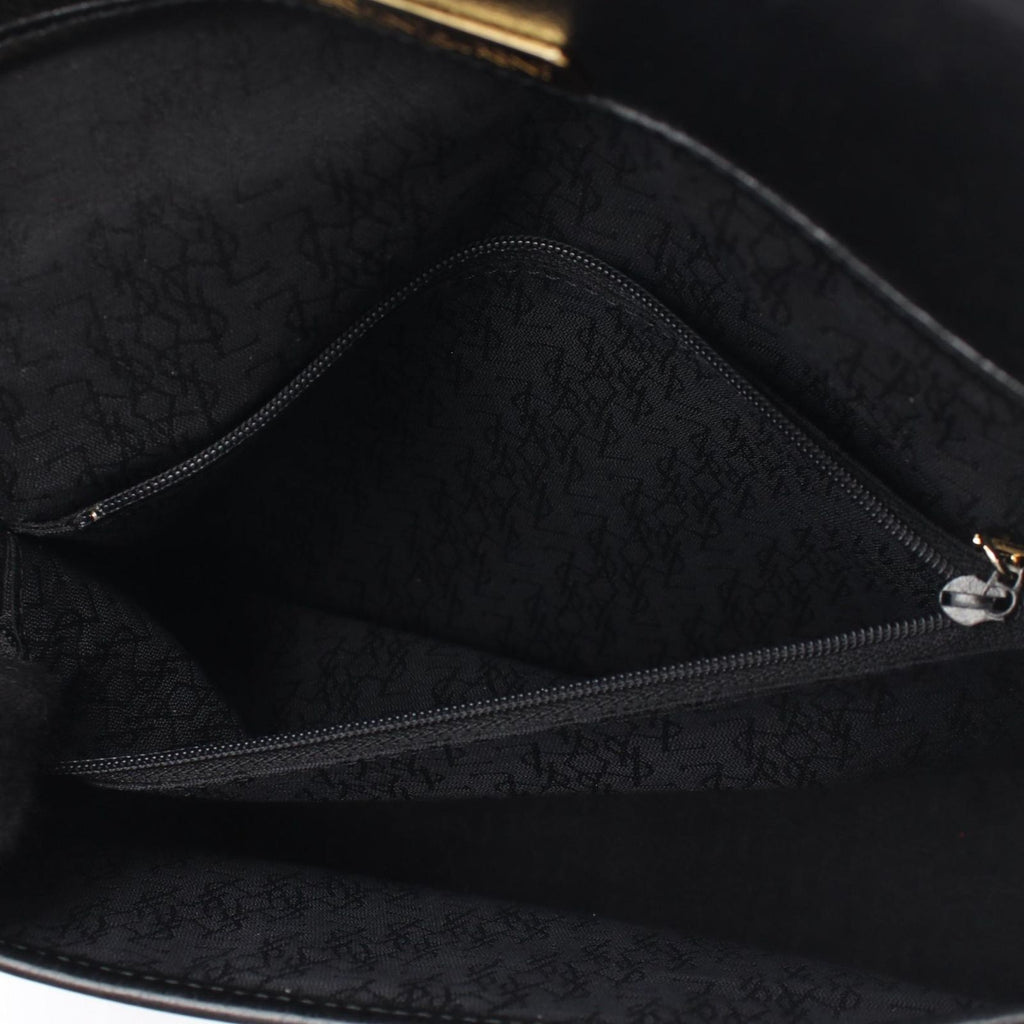 Saint Laurent Shoulder Bag Logo Black — view 8