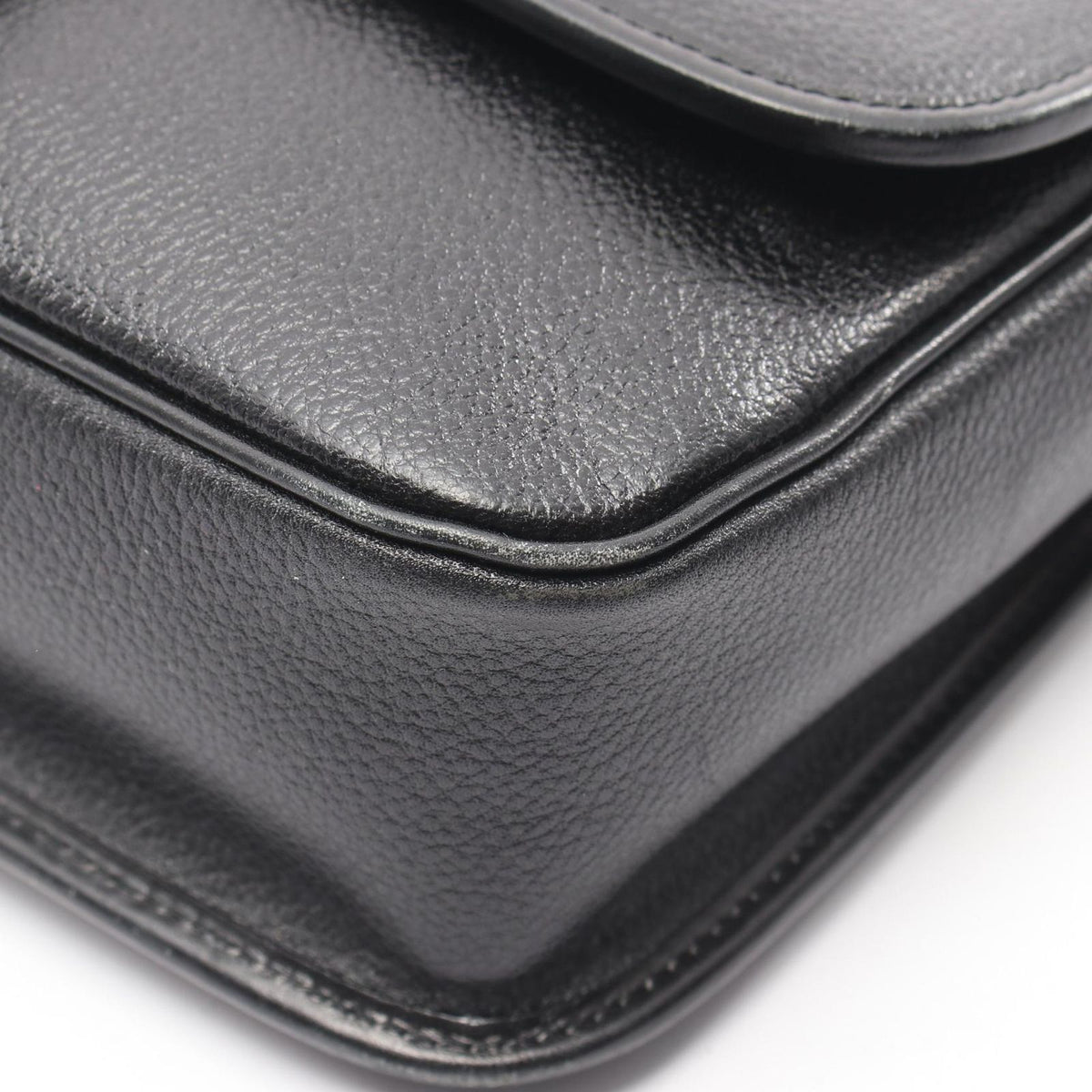Saint Laurent Shoulder Bag Logo Black — view 5