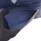 Hermes Bifold Wallet Bearn Souffle Blue — view 4