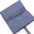 Hermes Bifold Wallet Bearn Souffle Blue — view 3