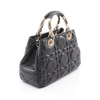 Dior Handbag 95.22 Small 2-Way Black Leather — view 2