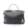 Fendi Handbag Peekaboo Large 2-Way Black Leather