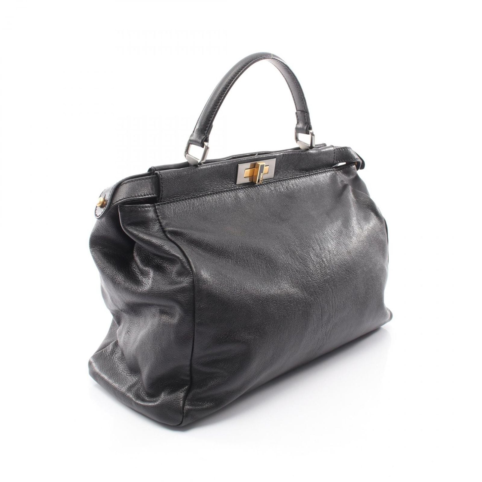 Fendi Handbag Peekaboo Large 2-Way Black Leather — view 2