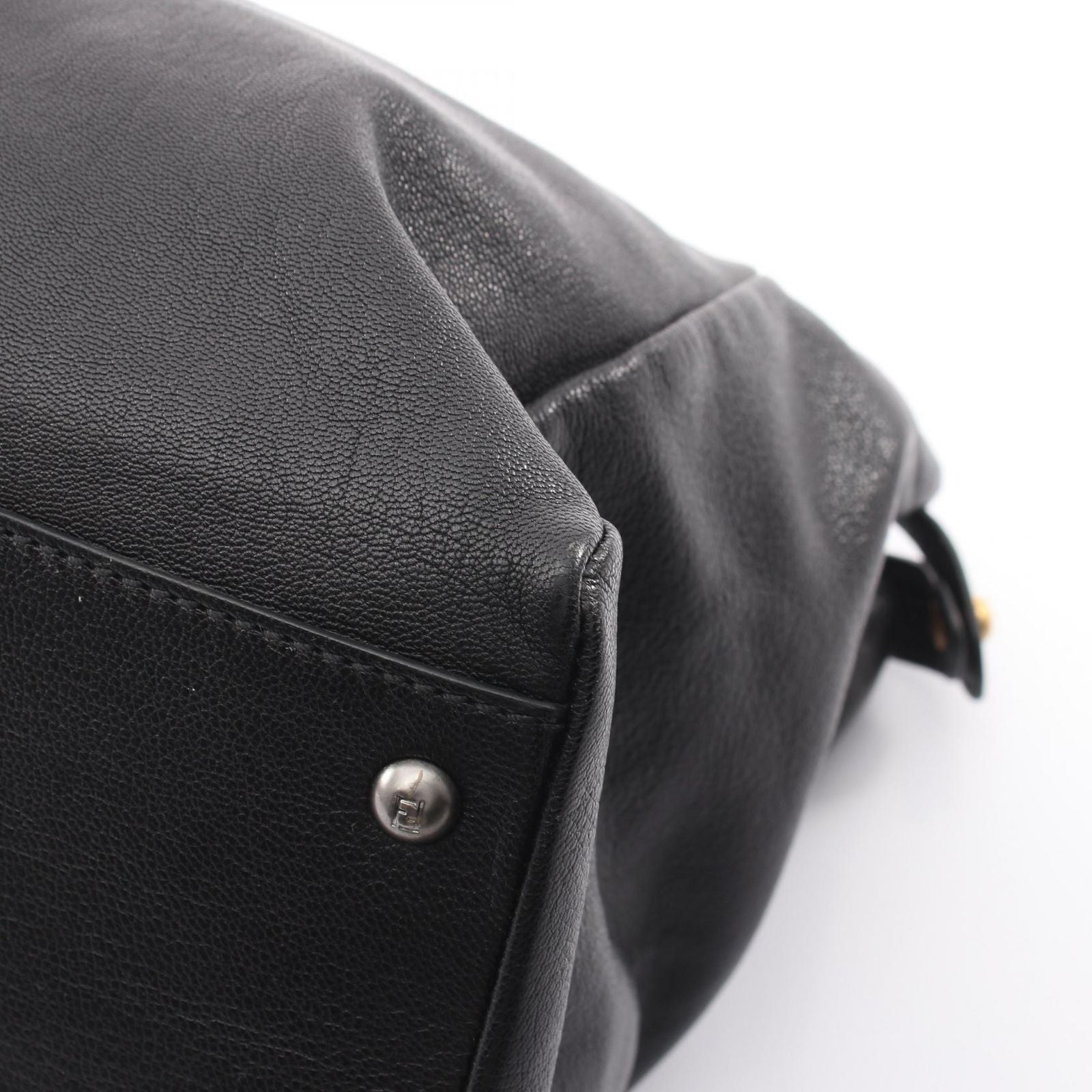 Fendi Handbag Peekaboo Large 2-Way Black Leather — view 5