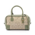 Loewe Handbag Amazona 23 Repeat 2-Way Natural Olive Canvas Leather