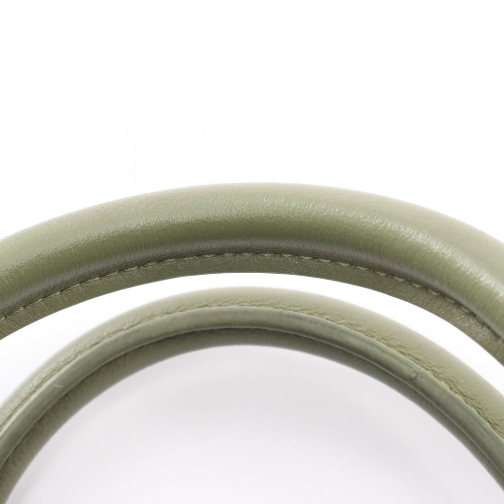 Loewe Handbag Amazona 23 Repeat 2-Way Natural Olive Canvas Leather — view 6