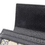 Gucci Bifold Wallet Ophidia GG Supreme Continental Off White Navy Leather — view 5