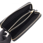 Prada Round Wallet Cervo Antic Met Black Leather — view 3
