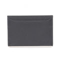 Prada Card Case Saffiano Metal Black Leather