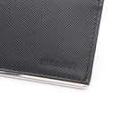 Prada Card Case Saffiano Metal Black Leather — view 4