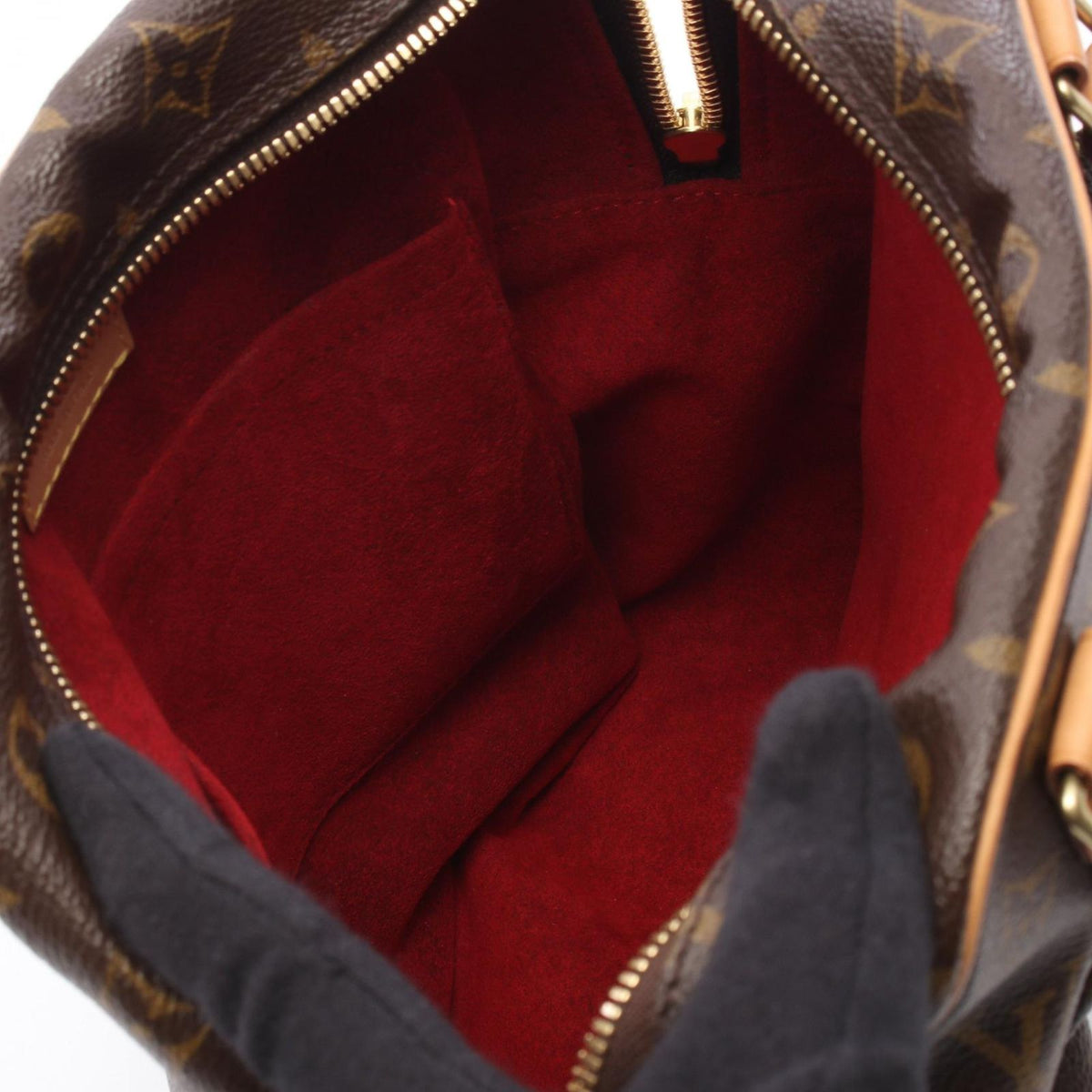 Louis Vuitton Handbag Monogram Canvas Leather — view 3
