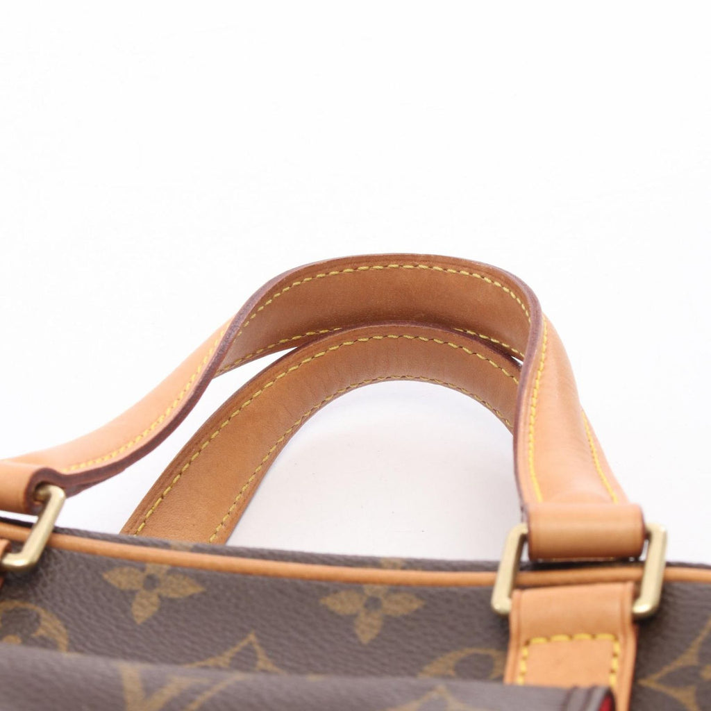 Louis Vuitton Handbag Monogram Canvas Leather — view 8