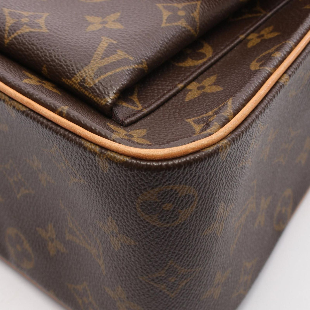 Louis Vuitton Handbag Monogram Canvas Leather — view 7