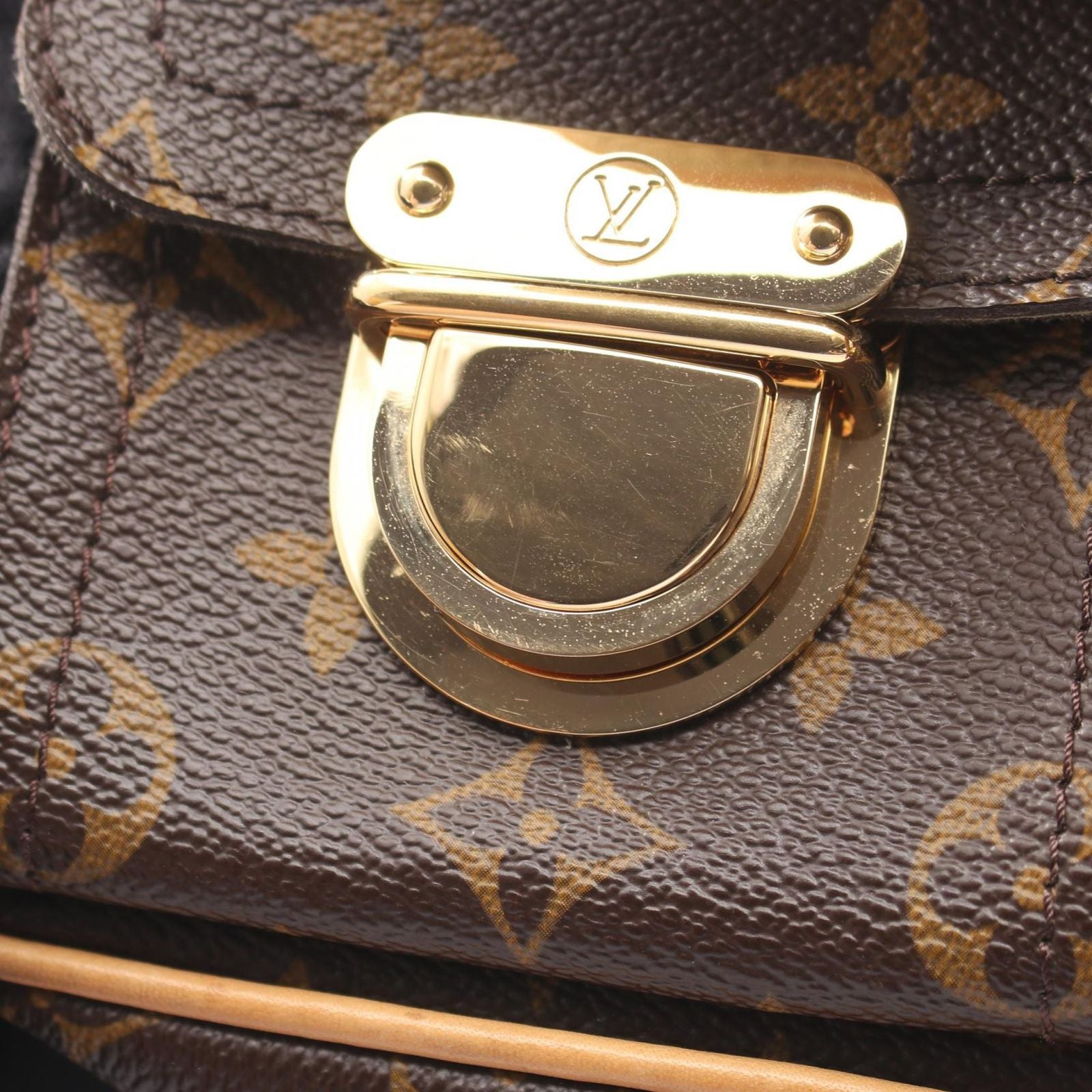 Louis Vuitton Shoulder Bag Hudson PM Long Strap Canvas Leather — view 7