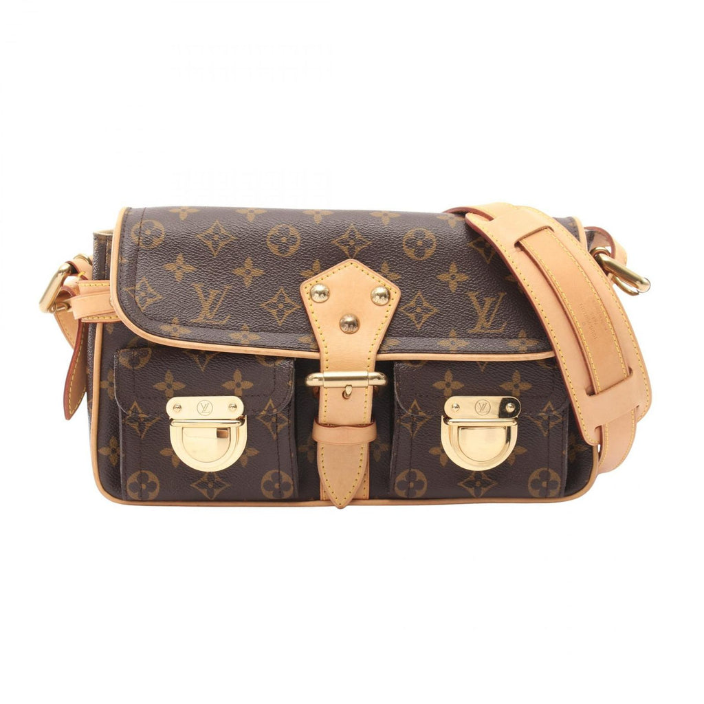 Louis Vuitton Shoulder Bag Hudson PM Long Strap Canvas Leather