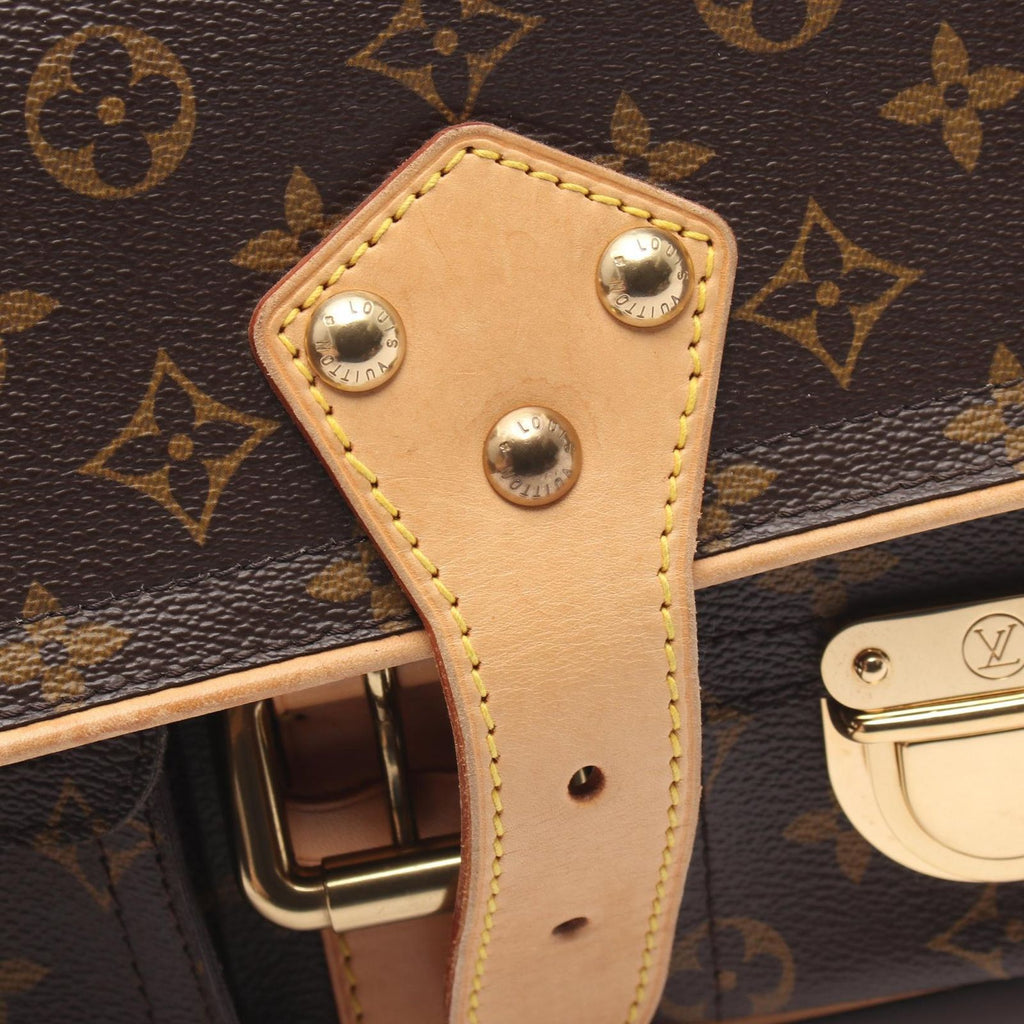 Louis Vuitton Shoulder Bag Hudson PM Long Strap Canvas Leather — view 8